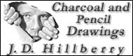 Pencil drawings by J.D. Hillberry - trompe l'oiel and western art.