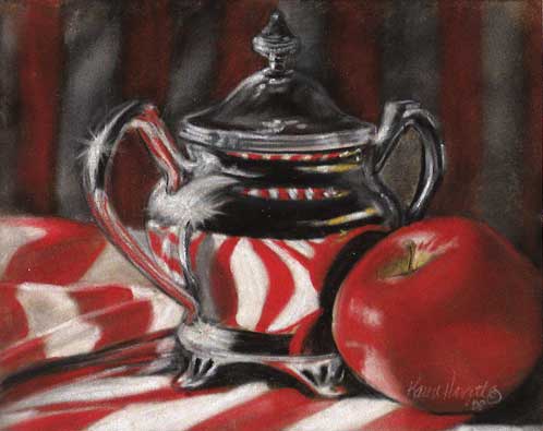 'Red, White & Silver' by Karen Hargett